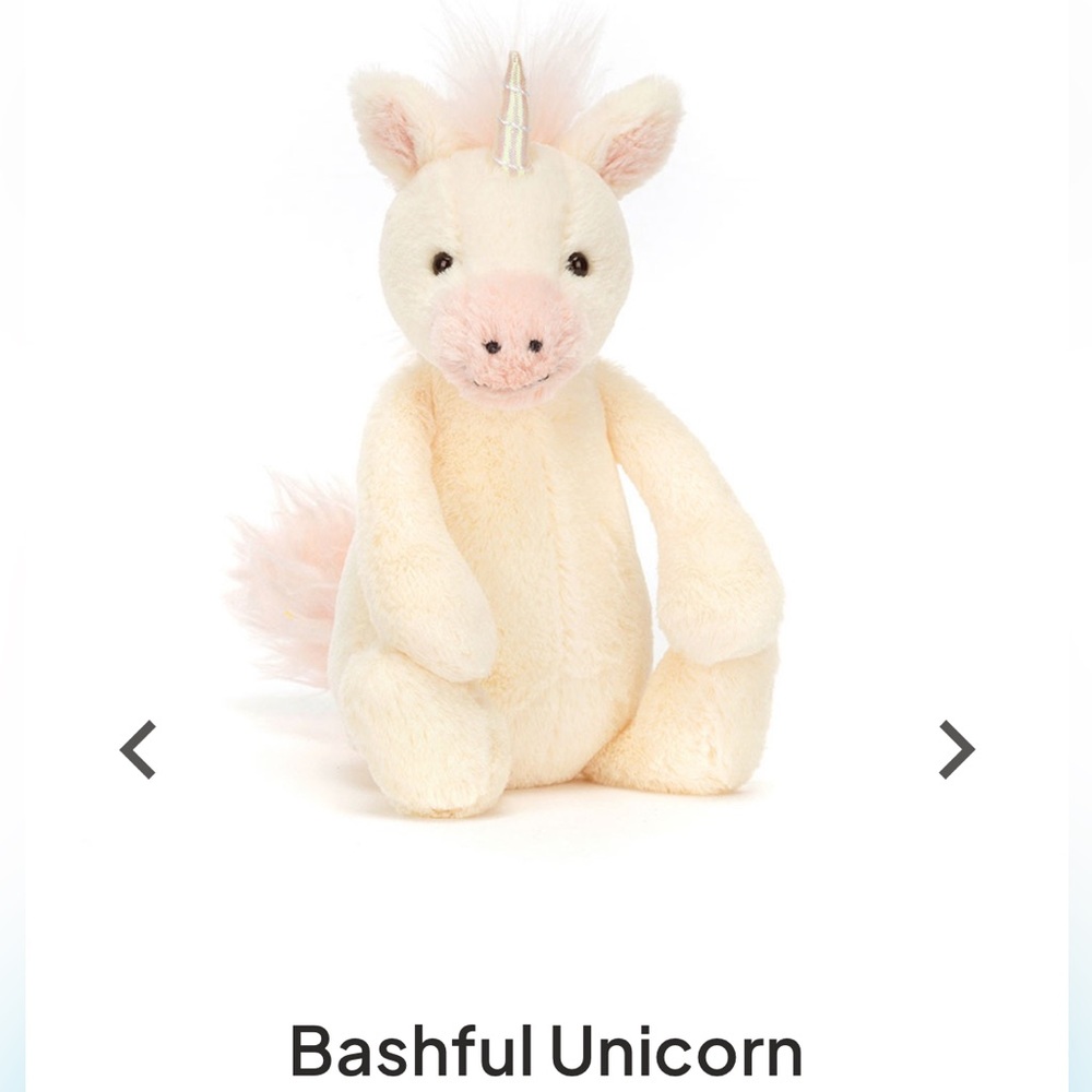 LIKE NEW Little Bashful Unicorn ~ Comes with Detached Tag